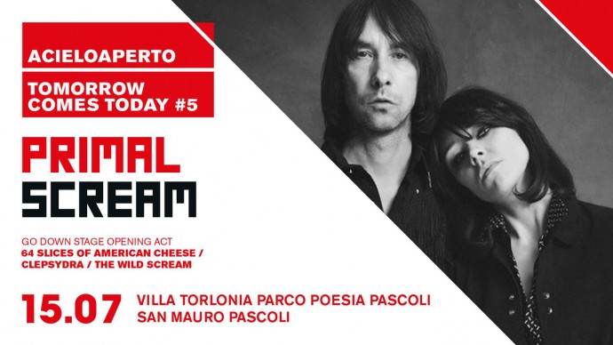 Primal Scream: cambio location per Acieloaperto Festival